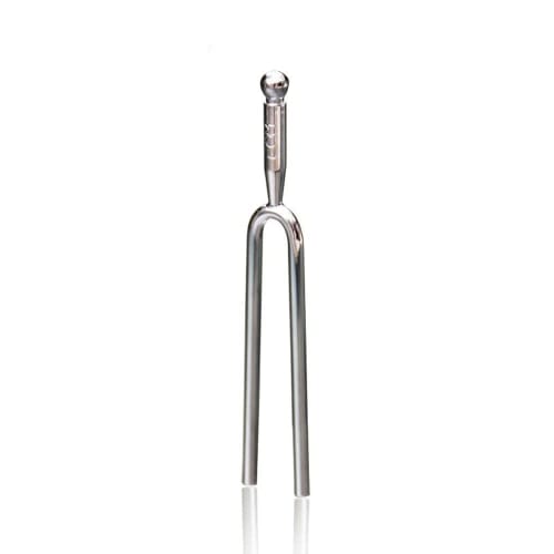 Convenient and smart sound source tuner tuning fork 523 Hz silver tone metal