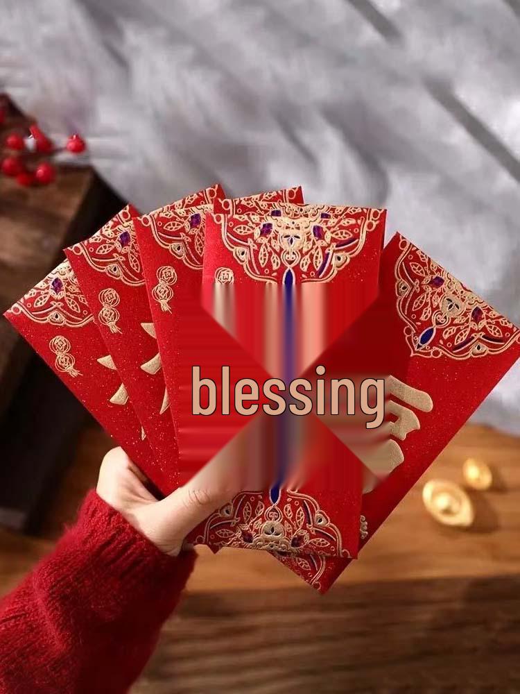 Lyckliga Rödkuvert för Nyår och Bröllop - Blandade Storlekar
