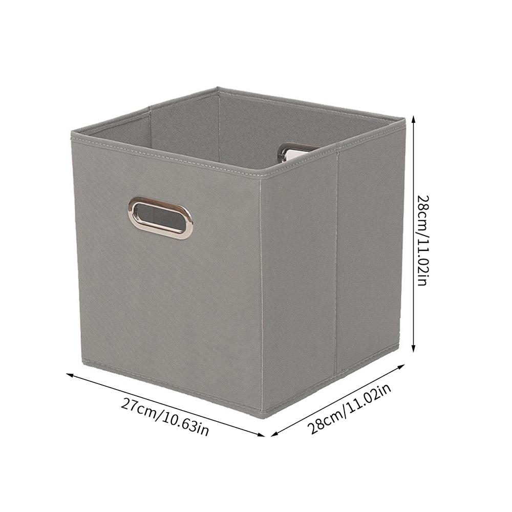 Fabric Cloth Storage Box for Book Clothes Toys Sundries Storage Foldable Closet Drawer Storage Organizer Bins Basket