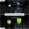 For 2018+ JL JLU JT Jeep Wrangler 4WD Console Gear Shift Knob Covers Trim Green