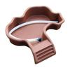 Tortoise Bathing Pool Reptile Bath Tub With Ramp Easy-Clean Soaking Tub Aquarium Animals Food Feeder For Breeding Enclosure