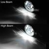 Ranzek Inch Cree LED Projector High Beam Headlight for Motorcycles 5-3/4 5.75 (Chrome)
