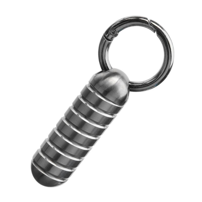 Titanium Alloy Sealed Capsule Storage Container Thread Bottle Multi-function Gadget Keychain Medicine Case  Waterproof Pill Box