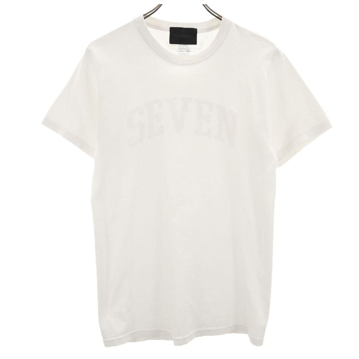 

LOUNGE LIZARD SEVEN Short sleeve T-shirt S white Men s Used