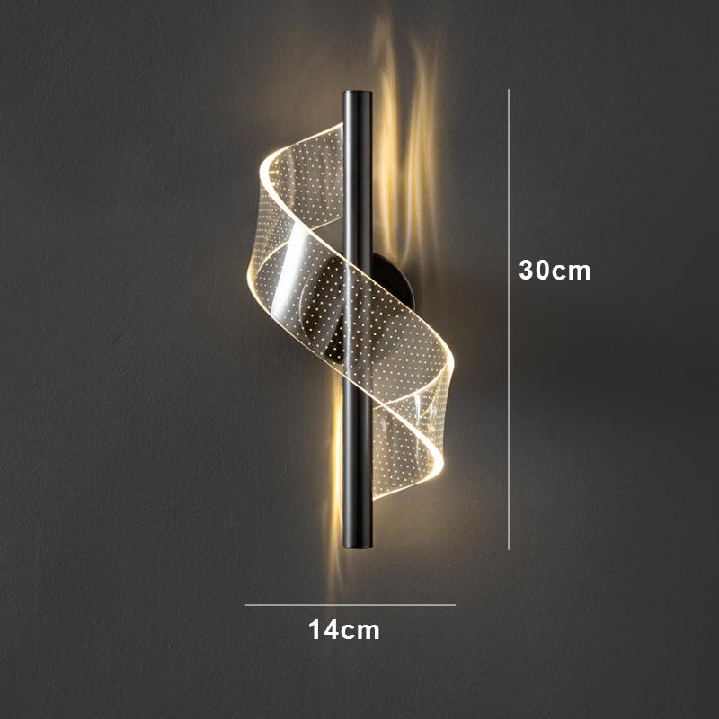 Modern Led Wall Light Nordic Rotation LED Wall Lamp for Living Room Bedroom Bedside Aisle Home Decor Indoor Sconce Lighting