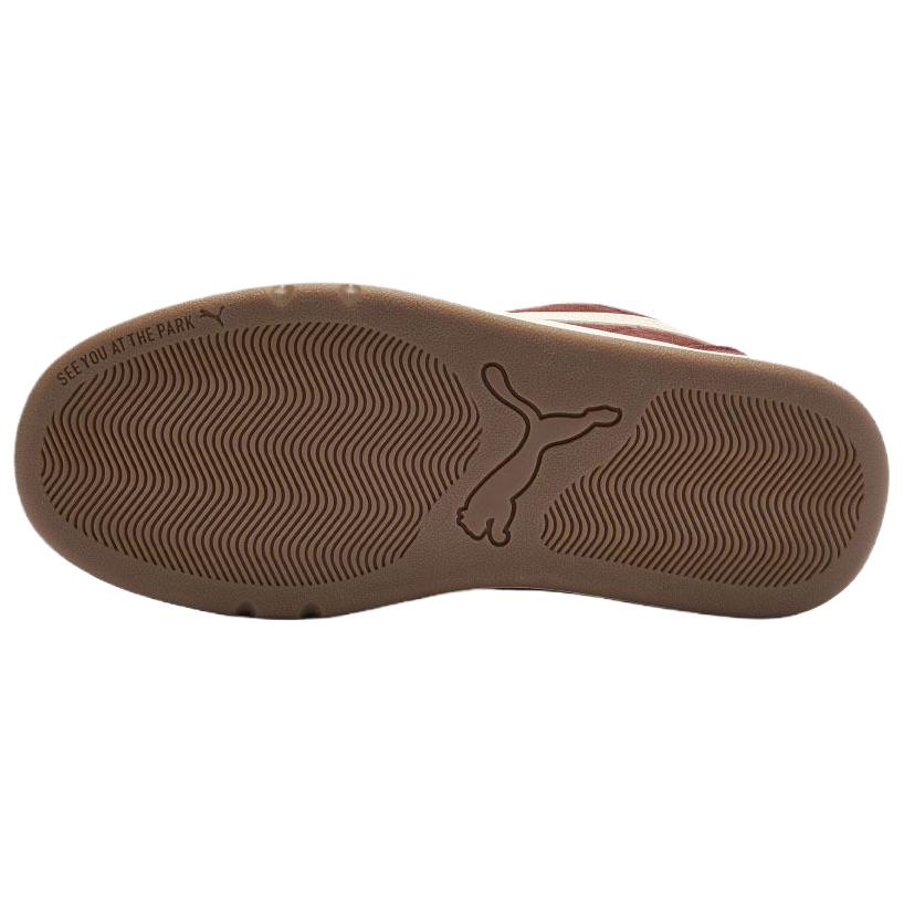 PUMA Park Lifestyle Low top Skateboard Shoes Unisex Dark Brown Red 401606-14