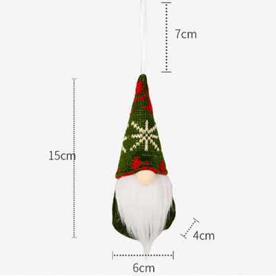 3 Stück Weihnachtsgnom-Figuren Weihnachtsdekorationen Weihnachtsbaum-Figuren Heim-Weihnachtsdekorationszubehör