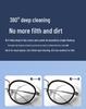 USB High-Frequency Vibration Cleaner for Glasses & Jewelry - Automatic, Multifunctional with Blue Light