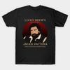 Men Black Print T-shirt Jackie Daytona - Regular Human Bartender No-Cut Transfer Paper Print Cotton Tshirt