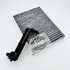 Uhlíkový kabinový filtr pro Renault Megane MK4 pro Talisman Kryt pylového filtru Rám klimatizace Černý 272764273R; 272774BU0A; 272774812R