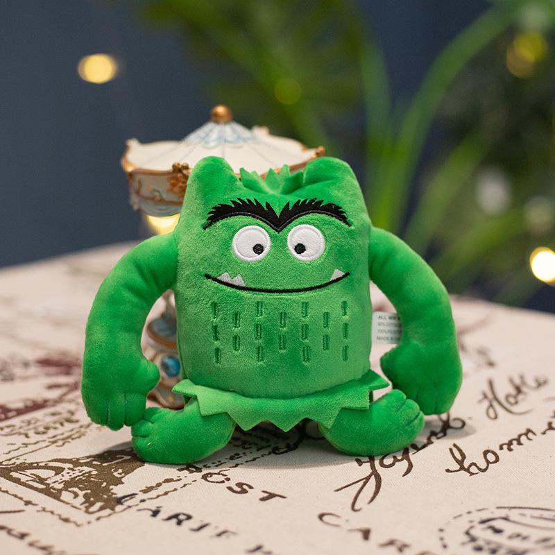 Multicolor Little Monster Plush Toy Hair Tie - 6 Fun Designs