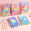 Cute Cartoon Pinch Bubbles Decompression Binder Notebook Creative Fun Children's Stationery Gift Diary Journal School Supplies