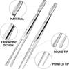 12Inch Stainless Steel Kitchen Tweezer Cooking Tweezer BBQ Steak Bread Salad Baking Tong Extra-Long Cooking Clip Kitchen Tools