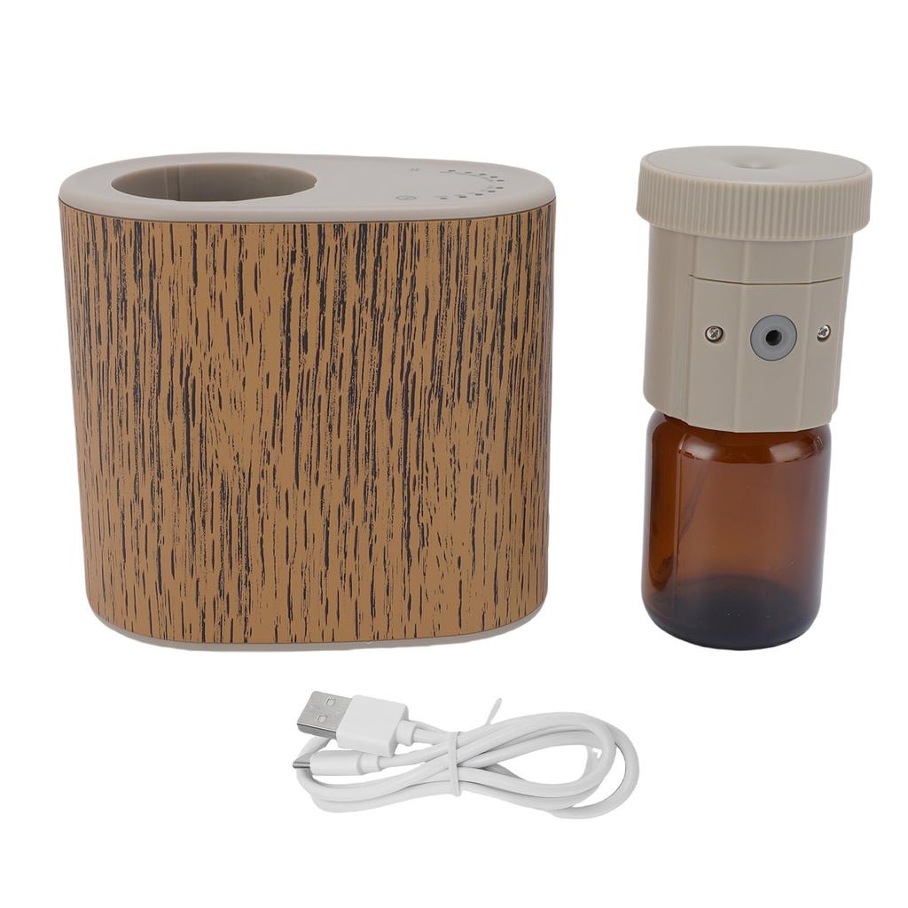 Waterless Essential Oil Diffuser Smart App Control Low Noise Leakproof 60ML Scent Diffuser for Home Car Office Wood