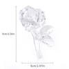 Crystal Glass Rose Ornament - Home Decor & Creative Gift