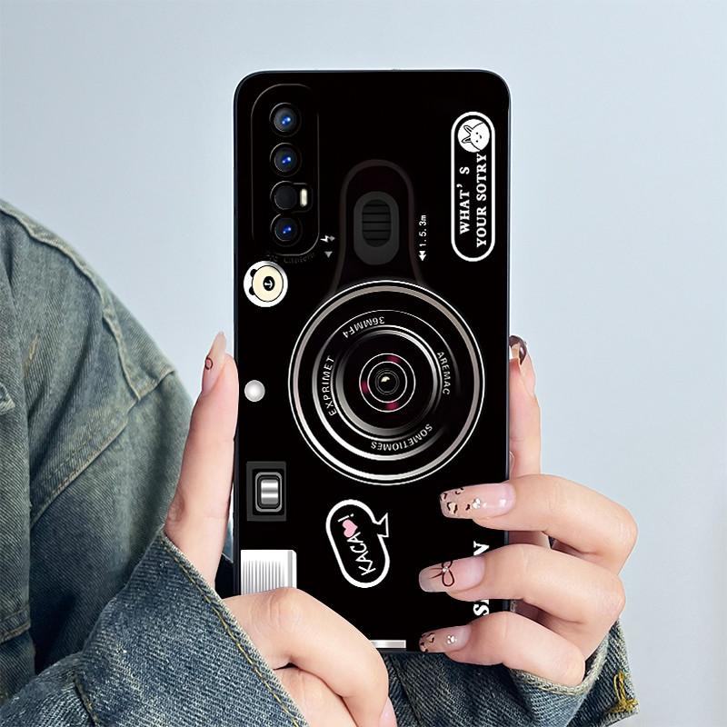 For OPPO Find X2 Neo / Reno3 Pro 5G Phone Case Cover CPH2009 Silicone Sweet Painted Cartoon Funda Lovely Printed Coque Casing