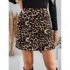 Leopard Print Skirt Internet Celebrity Ins Short Skirt Women's Autumn Skirt High Waist Slimming A-line One-step Skirt