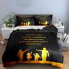 3Pcs Christian Family Bedding Set, Proverbs 22:6 Train Up A Child Print Duvet Cover, 1 Duvet Cover 2 Pillowcases, Gift
