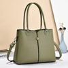 Simple Women's Handbag PU Leather Material Fashionable Shoulder Bag with Large Capacity and Multiple Compartments Suitable for Daily and Holiday Gifts