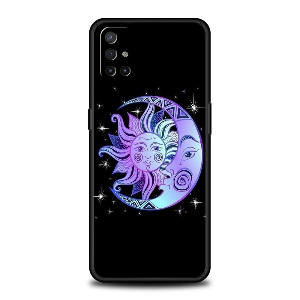 Phone Case For Oneplus 13R 12R 10R 13 12 11 10T Nord N100 N10 Z N30 CE 3 2 2T Pro Lite 5G Soft TPU Cover Funny Sun Moon Face Bag