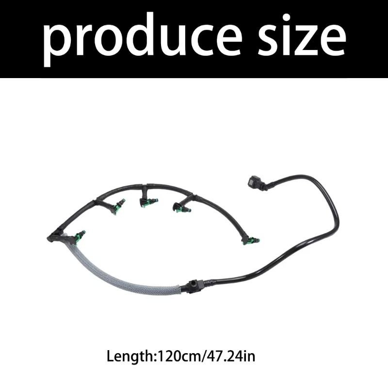 Superior Leak Resistant Fuel Injector Hose BB3Q9K022BH Easy Installation Fuel Line Hose 140cm Designed for Vehicle