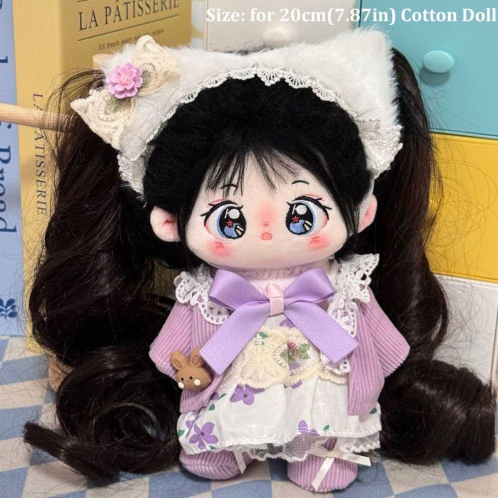 Lovely 20CM Cotton Doll Clothes Dress up DIY Doll Accessories Cute Sweater Shorts Suit Kids Toys