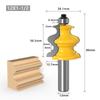 1PC Handrail Architectural Moulding Router Bit Woodworking Milling Cutter for Wood Bit Face Mill Tool - 6mm 1/4 8mm 1/2 12mm Shank