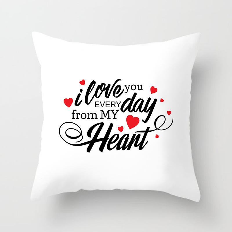 Home Furnishings Simple Golden Sofa Pillow Cover Digitally Printed Car Cushion Cover