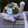 Niedliche Solar-Schildkröten-Gartenstatuen Solarbetriebene Rasendekoration Schildkrötenstatue Für den Außenbereich