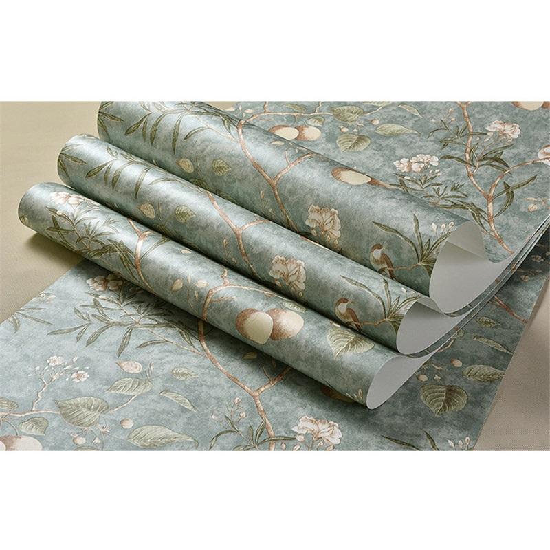 

Обои в деревенском стиле. Ретро-ностальгия. Гостиная, спальня, цветы и птицы. Обои для рабочего стола. синий