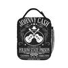 Johnny Cash Singer Insulated Lunch Bags Cooler Bag Reusable,Meal Container  Large Tote Lunch Box Men Women Work  Travel