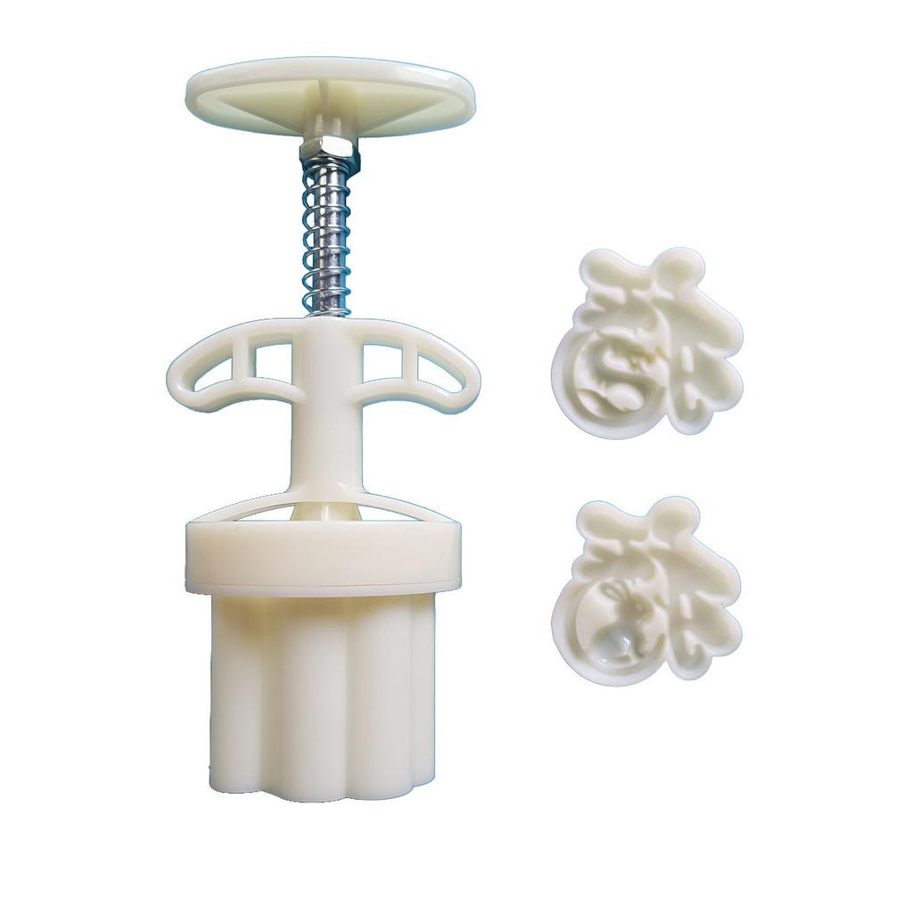 Midautumn Festival Cartoon Rabbit Cutter Moon Cake Mold Set for Cake Cookie Dessert Cutter Cake Baking Decorations