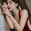 Snake-shaped Rose Bracelet, Feminine High-end Temperament, Mother-of-pearl Cold Style