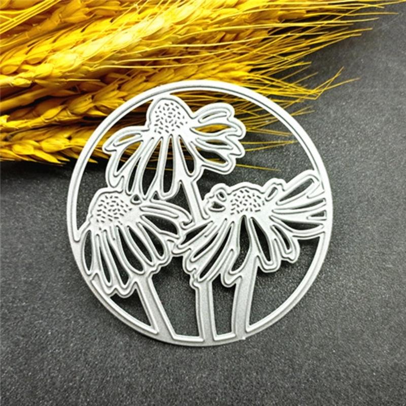 Metal Die Cuts Lotus Flower Cutting Dies Stencils DIY Cutting Template for Scrapbooking Album Paper Card Embossing Craft