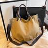 Retro Tooling Handbag Trendy New Large-capacity Shoulder Bag Simple Casual Canvas Messenger Bag