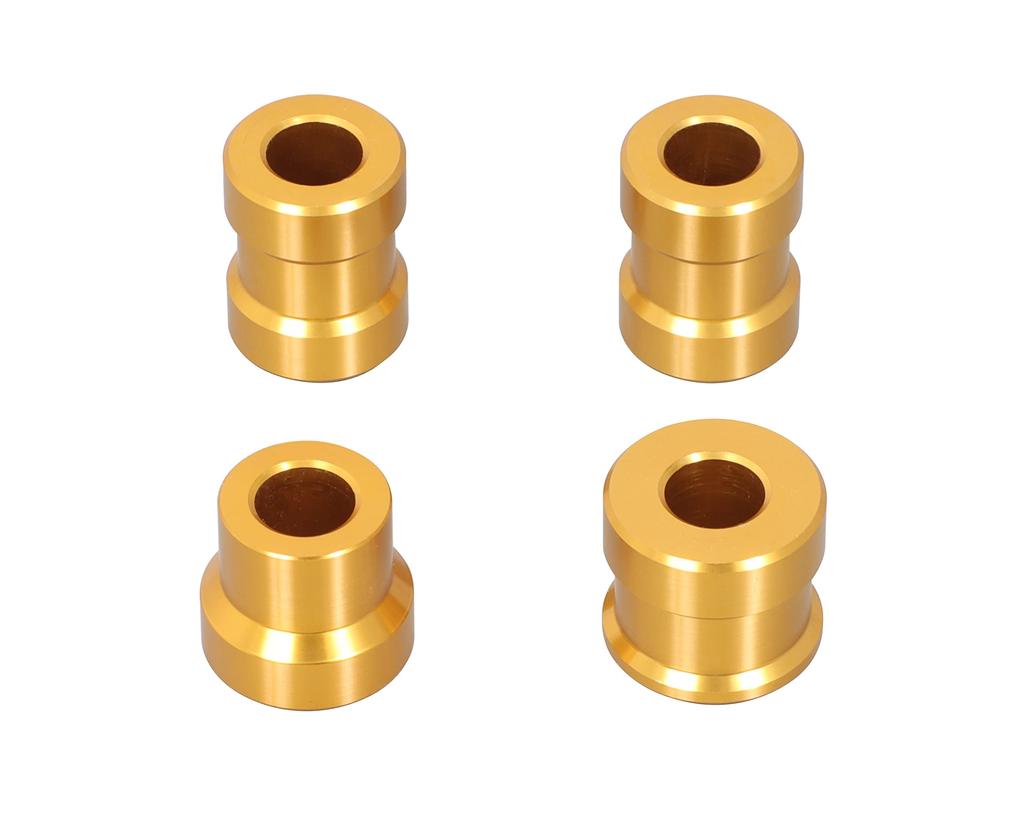 Kitaco Aluminum Axle Collar Set for Monkey 125 (Gold) (JB02/JB03/JB05) Front/Rear 093-1300270