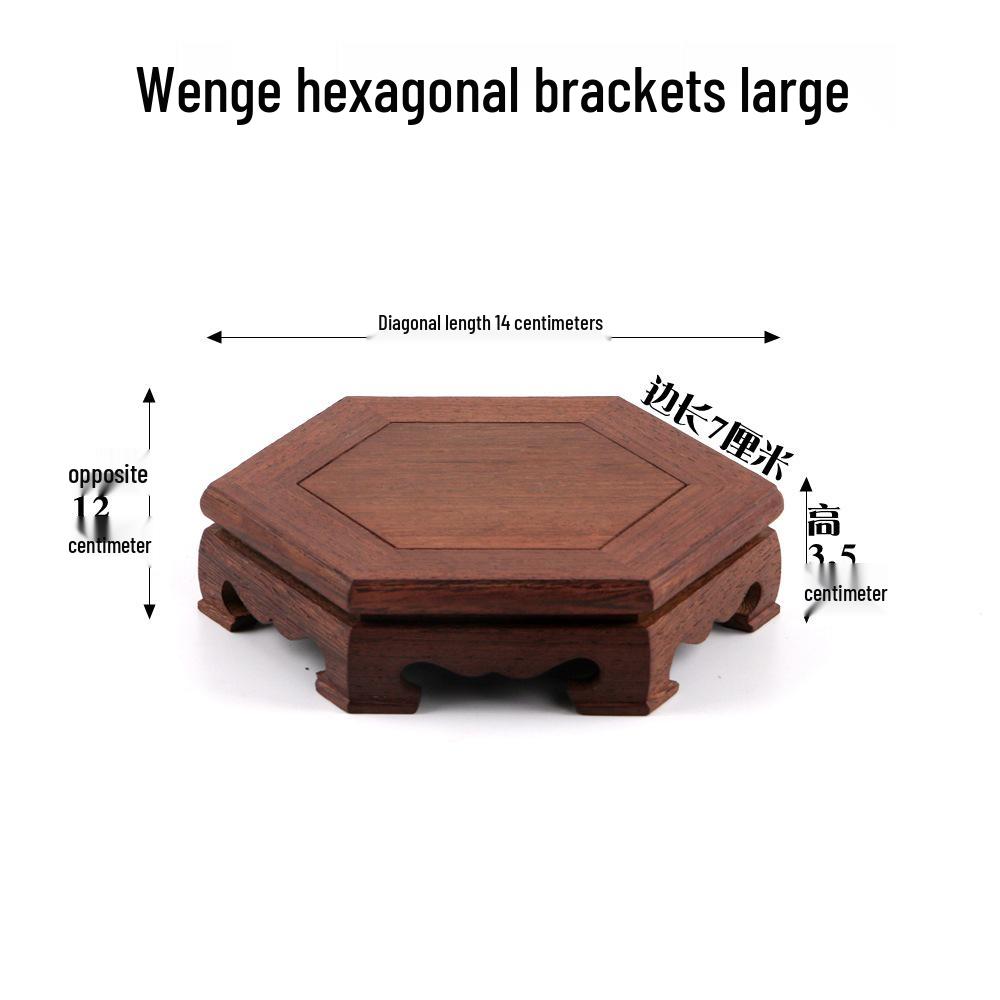 Solid Wood Tea Ceremony Stand for Teapot, Kettle, Vase, Bonsai, Buddha Ornament.