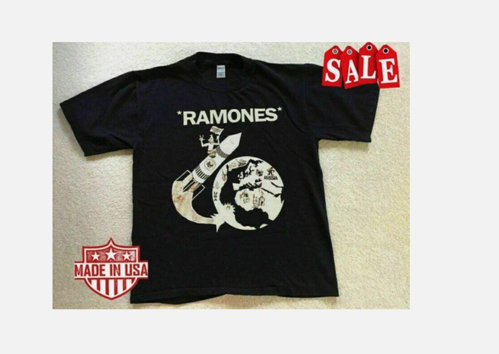 Ramones Shirt Rocket To Russia t shirt concert tour brand new t-shirt L