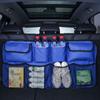 Universal Auto Trunk Organizer Einstellbare Sitz Lagerung Tasche Net Hohe Kapazität Multi-verwenden Oxford Automobil