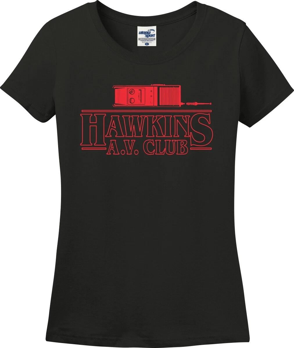 Hawkins AV Club Walkie-Talkie Missy Fit Ladies T-Shirt (S-3X) XL