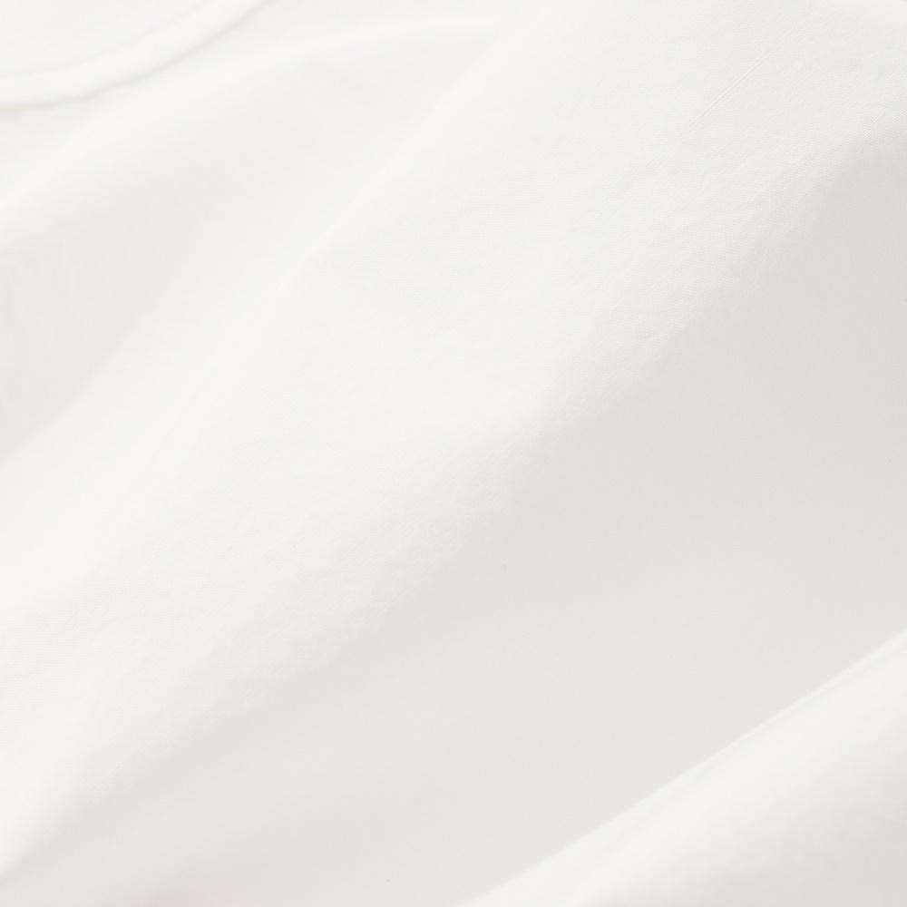COVERNAT Woven Mix T-Shirt White