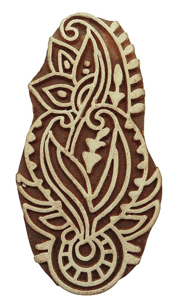 Wooden Painting Block Floral Design Collectible As Home D    Cor Printing