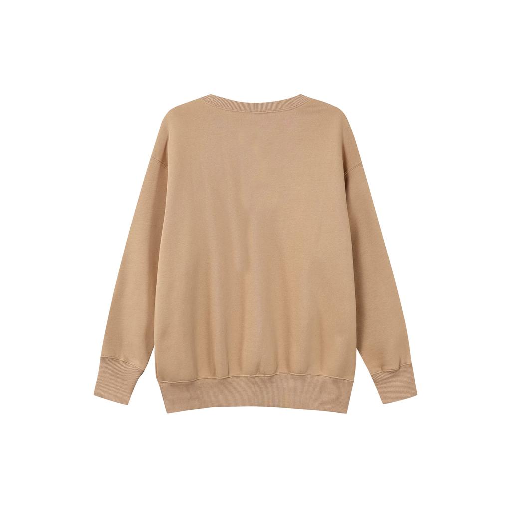 Nike Phoenix Fleece Solid Logo Crew Neck Pullover Sweatshirt Women Tops Ma-Huang DQ5734-200