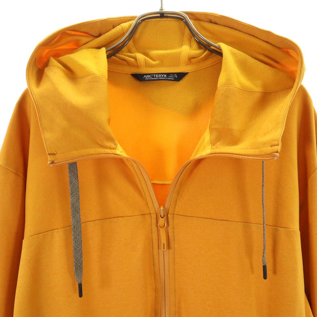 ARC'TERYX Long Sleeve Zip Hoodie XL Mustard Men's Used