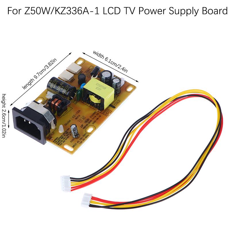 Para Kaizheng Z50W/Kz336A-1 Placa de Fonte de Alimentação para TV LCD 12V3A Tela LCD de 12-24 Polegadas