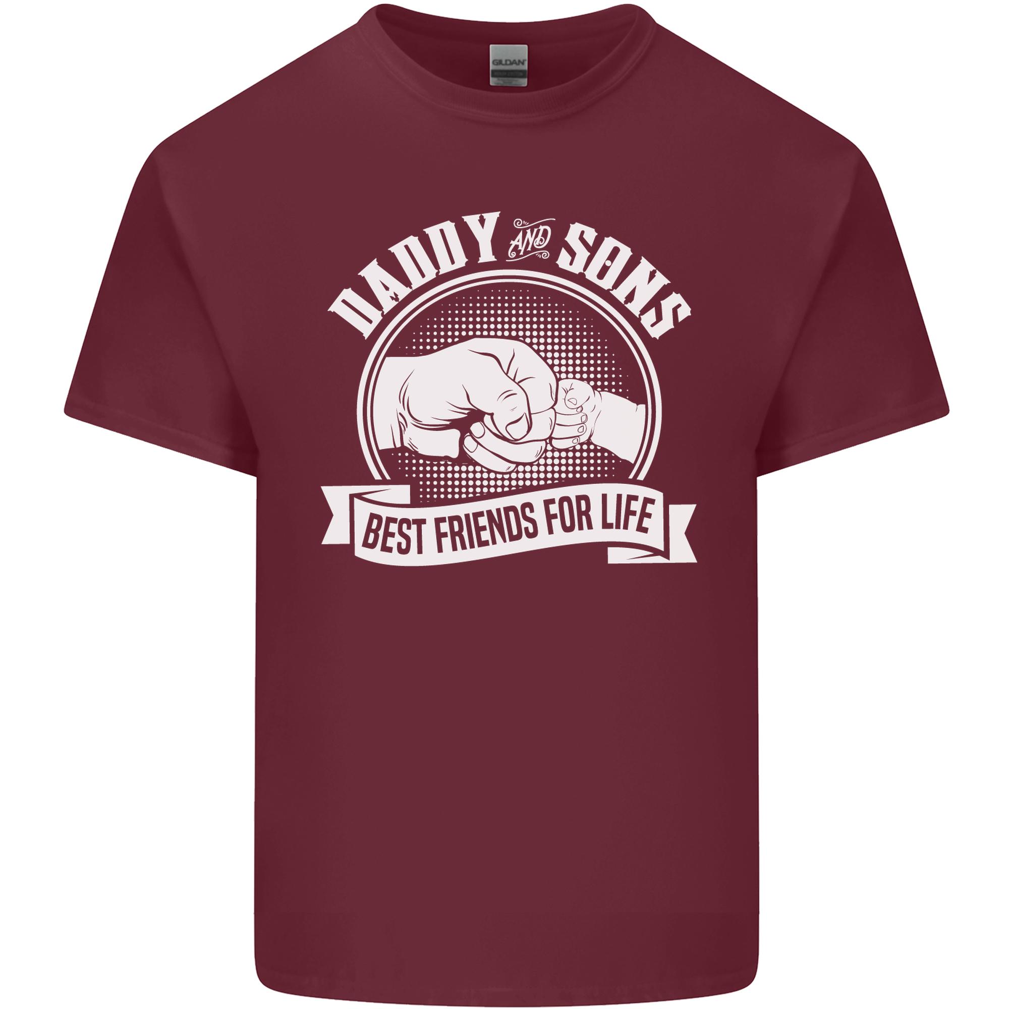 Daddy Sons Best Friends for Life Unisexs Light Cotton TShirt S
