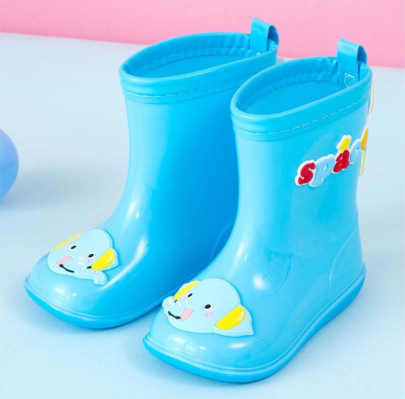 

2023 Non-Slip Toddler Rain Boots: Boys & Girls Rubber Shoes for Kids 15CM Inner Length