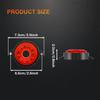Side Marker LED 12V 24V Sequential Flowing Red Marker Lamp for Trailers and Side High Set of 4 X-STYLE Trucks, 10-LED Marker, Light, Brightness,