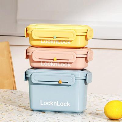 3-Piece Plastic Food Storage Container Set