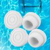 New Rubber Pools Ladder Bumpers Fit 1.9" Standard White Pools Ladder Caps Steps Tubing Inground Pools Ladder